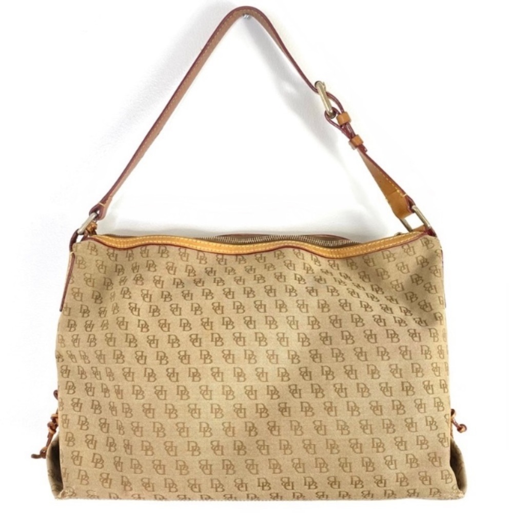 Dooney And Bourke Db Monogram Canvas Slouch Satch… - image 2